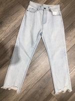 Alex Distress Hemline Jeans