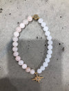 Pink and White Star Pearl Bracelet