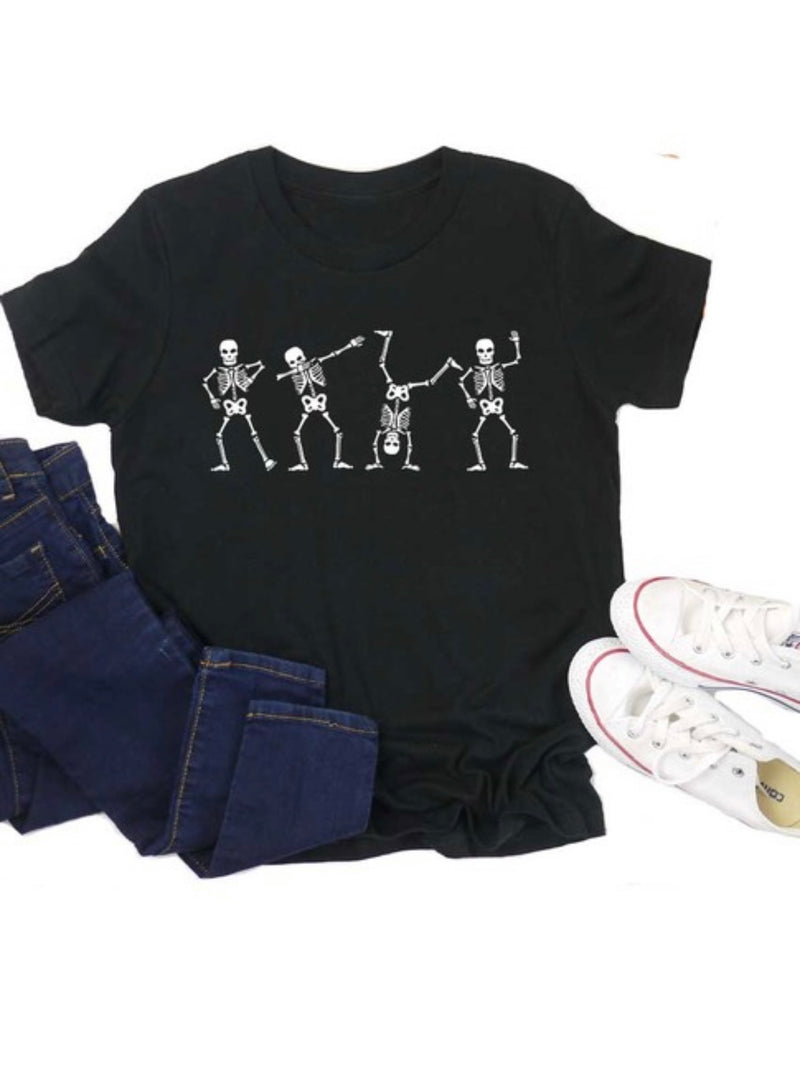 Dancing Skeletons Kids T Shirt
