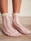 FP Rosebud Waffle Knit Ankle Sock