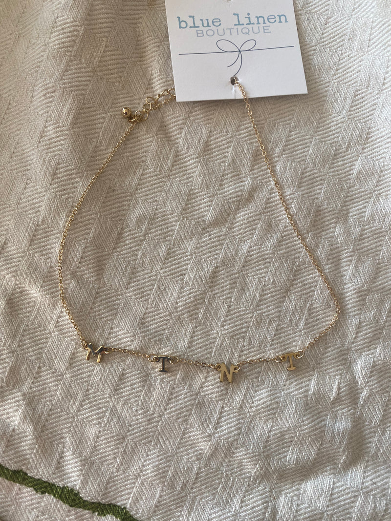 Mini Necklace Gold