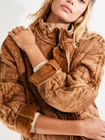 FP Dolman Quilted Jacket in Toasted Coconut