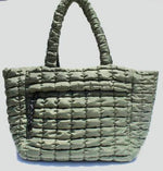Street Level Slouchy Quilted Tote