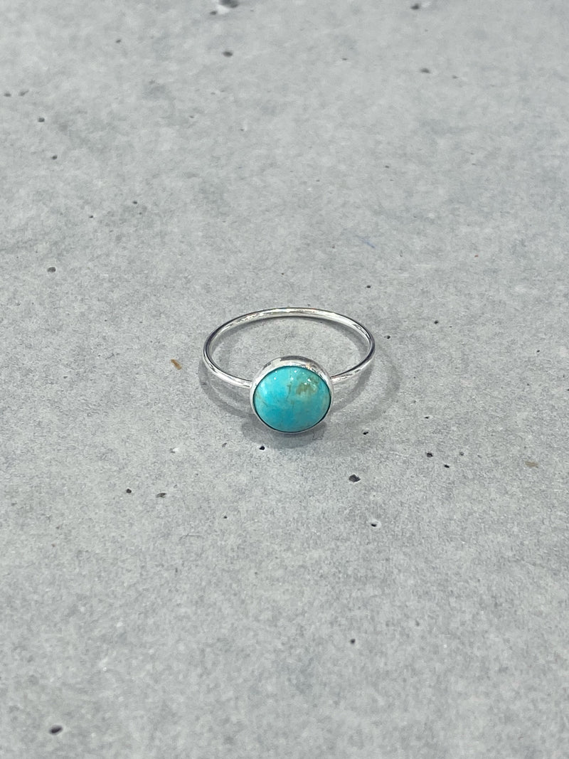 Round Turquoise Stacking Ring